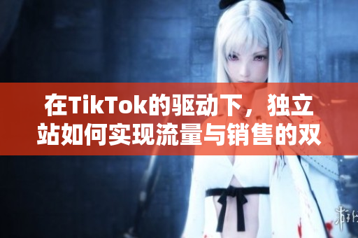 在TikTok的驱动下，独立站如何实现流量与销售的双重增长