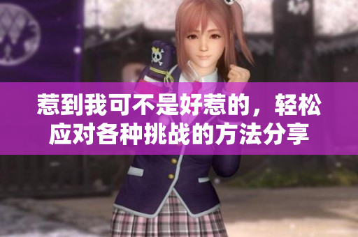惹到我可不是好惹的，轻松应对各种挑战的方法分享