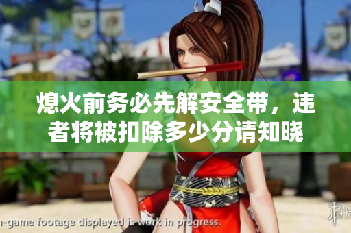 熄火前务必先解安全带，违者将被扣除多少分请知晓