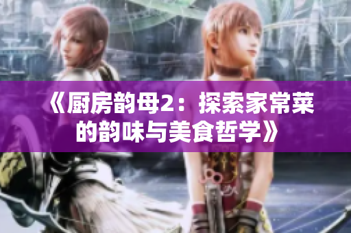 《厨房韵母2：探索家常菜的韵味与美食哲学》