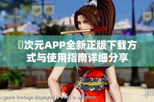 囧次元APP全新正版下载方式与使用指南详细分享