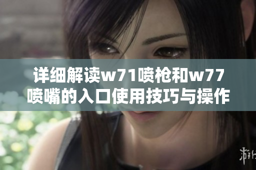 详细解读w71喷枪和w77喷嘴的入口使用技巧与操作视频
