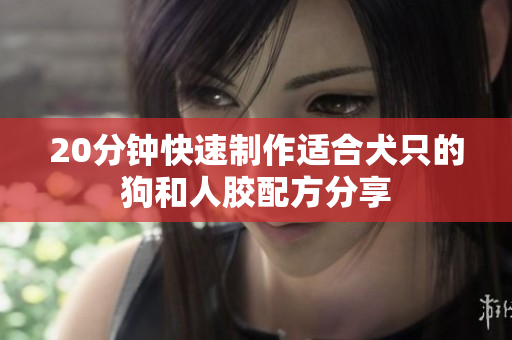 20分钟快速制作适合犬只的狗和人胶配方分享