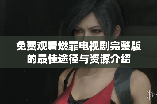 免费观看燃罪电视剧完整版的最佳途径与资源介绍