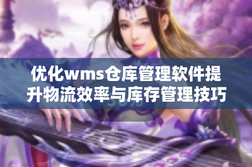 优化wms仓库管理软件提升物流效率与库存管理技巧