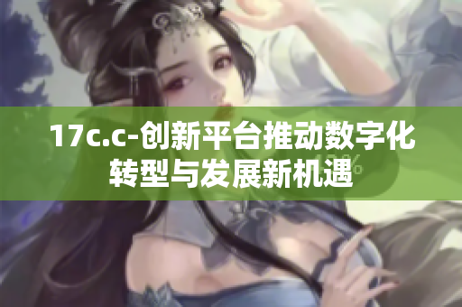 17c.c-创新平台推动数字化转型与发展新机遇
