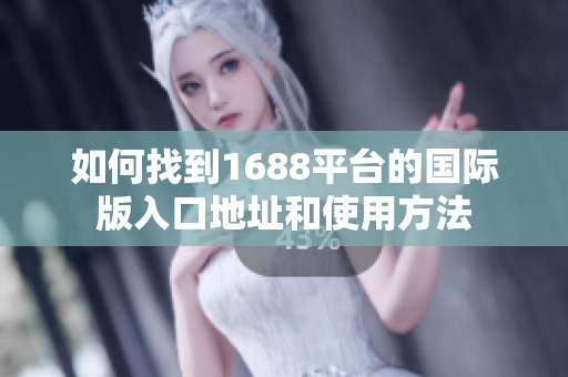 如何找到1688平台的国际版入口地址和使用方法