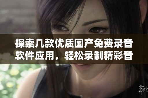 探索几款优质国产免费录音软件应用，轻松录制精彩音频内容
