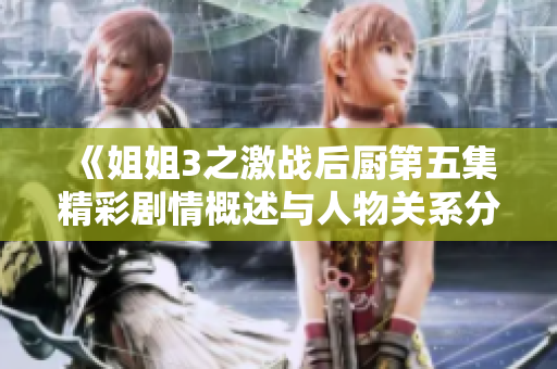 《姐姐3之激战后厨第五集精彩剧情概述与人物关系分析》