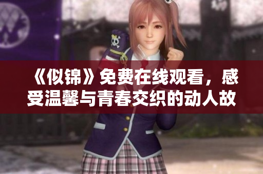 《似锦》免费在线观看，感受温馨与青春交织的动人故事
