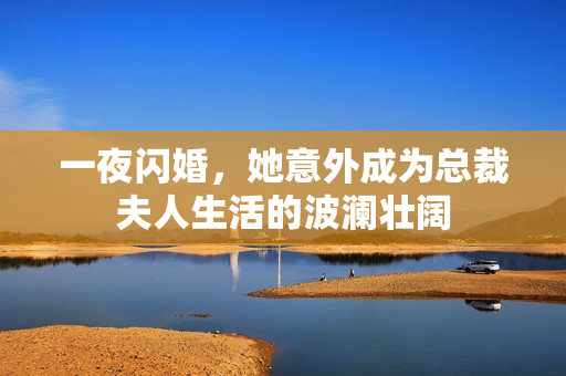 一夜闪婚，她意外成为总裁夫人生活的波澜壮阔