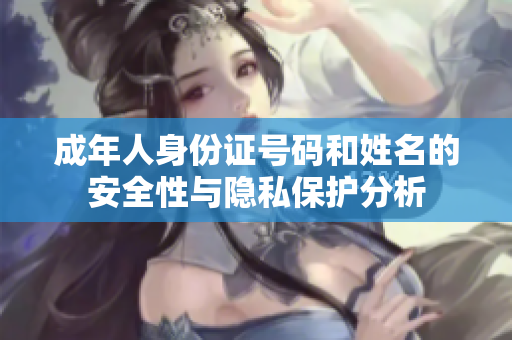 成年人身份证号码和姓名的安全性与隐私保护分析