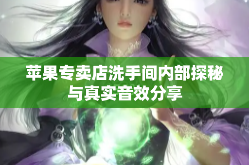 苹果专卖店洗手间内部探秘与真实音效分享