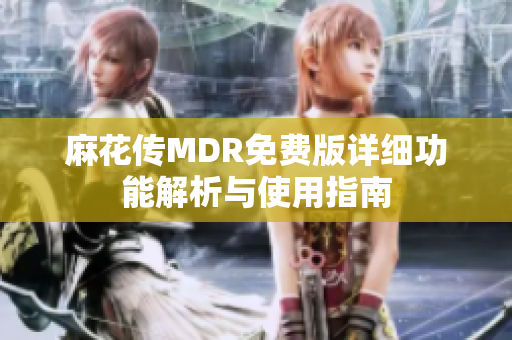 麻花传MDR免费版详细功能解析与使用指南