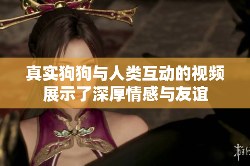 真实狗狗与人类互动的视频展示了深厚情感与友谊