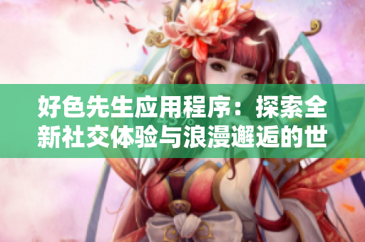 好色先生应用程序：探索全新社交体验与浪漫邂逅的世界