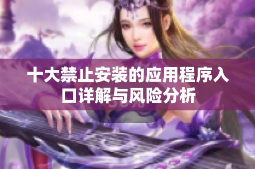 十大禁止安装的应用程序入口详解与风险分析