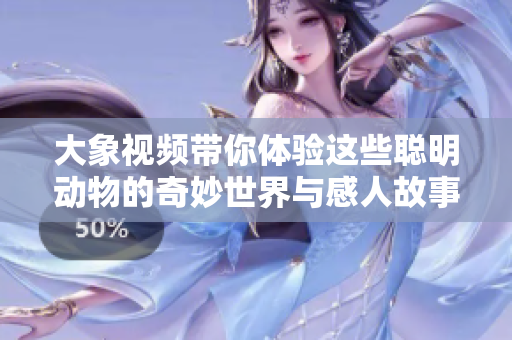 大象视频带你体验这些聪明动物的奇妙世界与感人故事