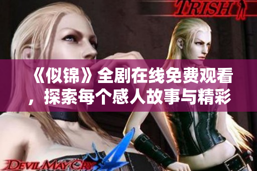 《似锦》全剧在线免费观看，探索每个感人故事与精彩瞬间