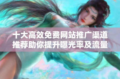 十大高效免费网站推广渠道推荐助你提升曝光率及流量
