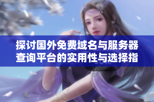 探讨国外免费域名与服务器查询平台的实用性与选择指南