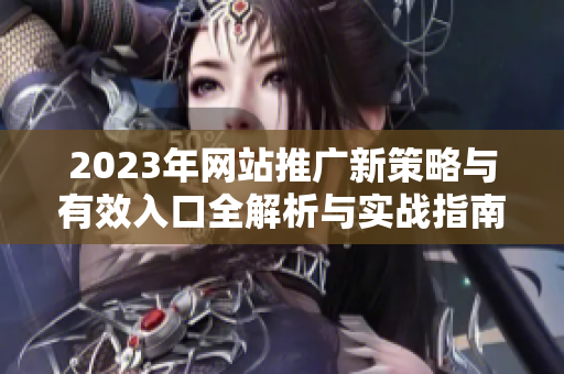 2023年网站推广新策略与有效入口全解析与实战指南
