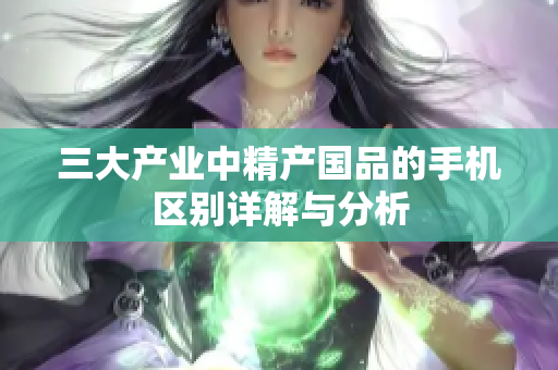 三大产业中精产国品的手机区别详解与分析