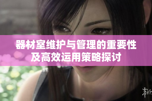器材室维护与管理的重要性及高效运用策略探讨