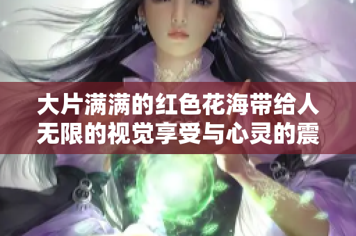大片满满的红色花海带给人无限的视觉享受与心灵的震撼