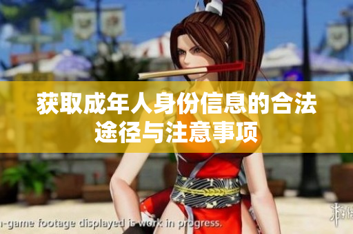 获取成年人身份信息的合法途径与注意事项