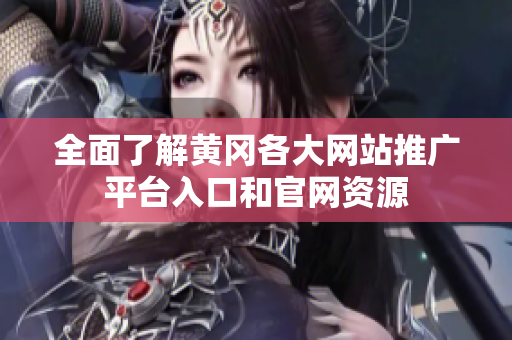 全面了解黄冈各大网站推广平台入口和官网资源