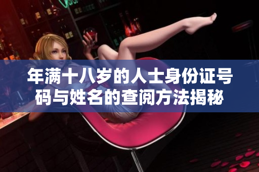 年满十八岁的人士身份证号码与姓名的查阅方法揭秘
