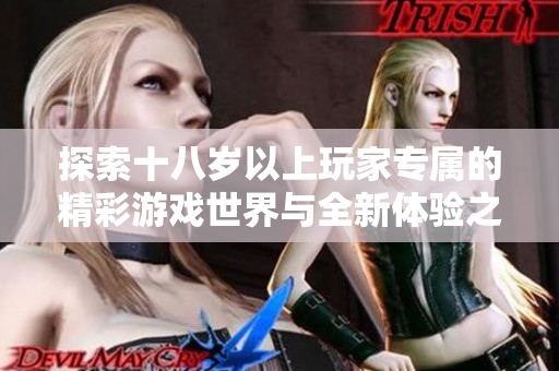 探索十八岁以上玩家专属的精彩游戏世界与全新体验之旅
