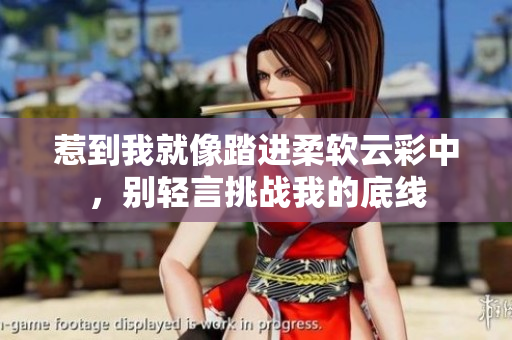 惹到我就像踏进柔软云彩中，别轻言挑战我的底线