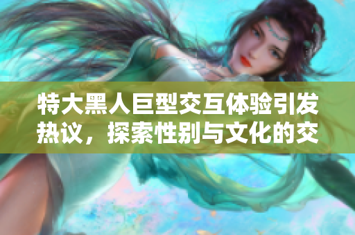 特大黑人巨型交互体验引发热议，探索性别与文化的交融互动