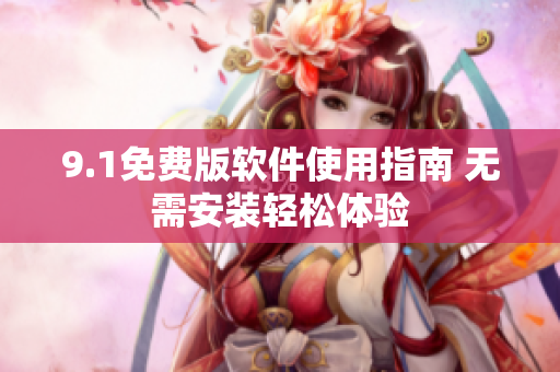 9.1免费版软件使用指南 无需安装轻松体验