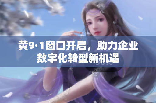 黄9·1窗口开启，助力企业数字化转型新机遇