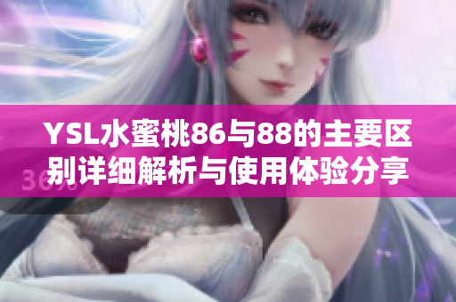 YSL水蜜桃86与88的主要区别详细解析与使用体验分享