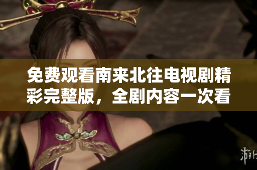 免费观看南来北往电视剧精彩完整版，全剧内容一次看个够