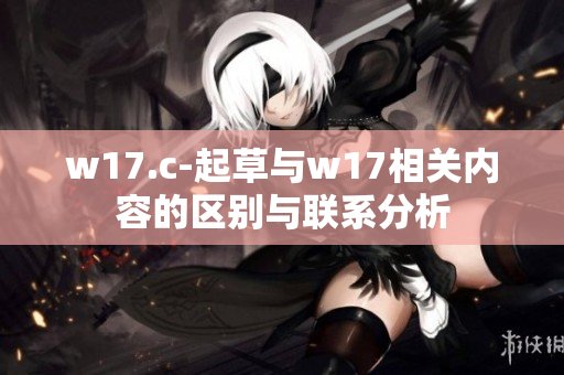w17.c-起草与w17相关内容的区别与联系分析
