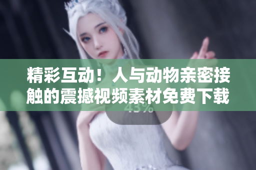 精彩互动！人与动物亲密接触的震撼视频素材免费下载