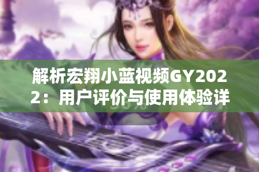 解析宏翔小蓝视频GY2022：用户评价与使用体验详细分析
