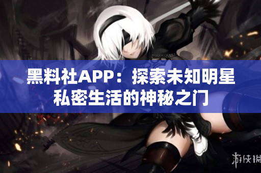 黑料社APP：探索未知明星私密生活的神秘之门