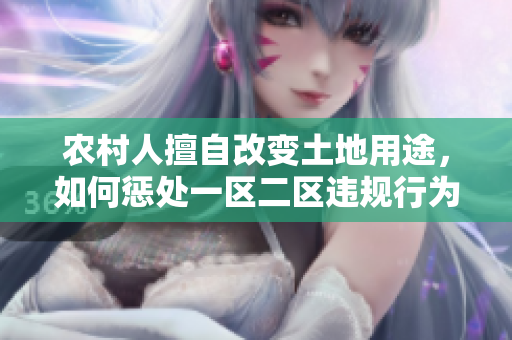 农村人擅自改变土地用途，如何惩处一区二区违规行为