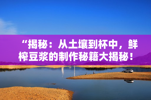 “揭秘：从土壤到杯中，鲜榨豆浆的制作秘籍大揭秘！”