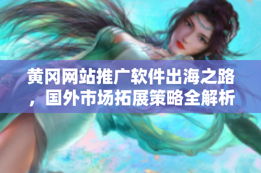 黄冈网站推广软件出海之路，国外市场拓展策略全解析