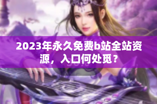 2023年永久免费b站全站资源，入口何处觅？