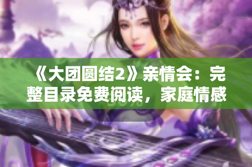 《大团圆结2》亲情会：完整目录免费阅读，家庭情感纽带共同分享