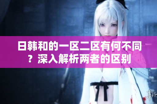 日韩和的一区二区有何不同？深入解析两者的区别