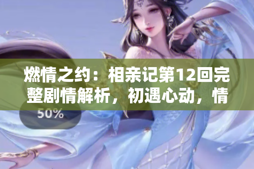 燃情之约：相亲记第12回完整剧情解析，初遇心动，情感升温